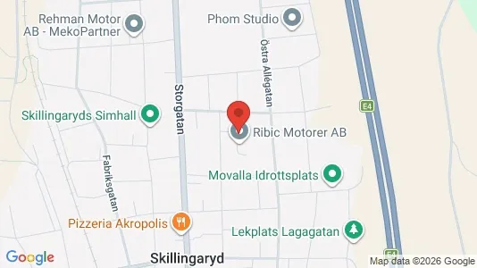 Apartments for rent i Vaggeryd - kort over placeringen