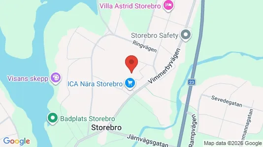 Apartments for rent i Vimmerby - kort over placeringen
