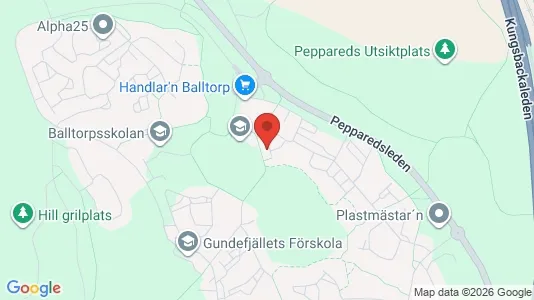 Apartments for rent i Mölndal - kort over placeringen