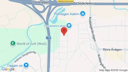 Apartments for rent i Askim-Frölunda-Högsbo - kort over placeringen