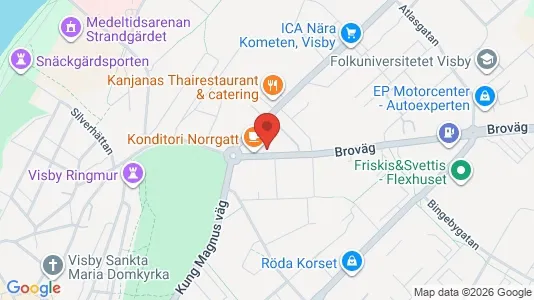 Apartments for rent i Gotland - kort over placeringen