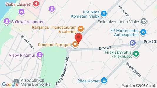 Apartments for rent i Gotland - kort over placeringen