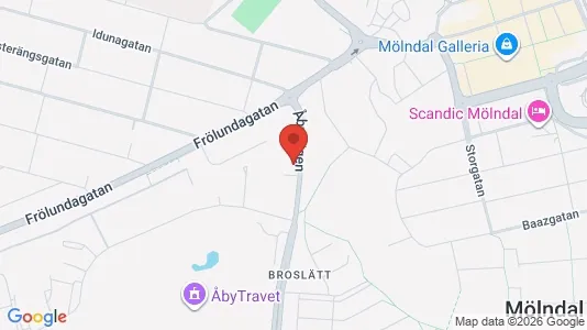 Apartments for rent i Mölndal - kort over placeringen