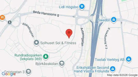 Apartments for rent i Askim-Frölunda-Högsbo - kort over placeringen