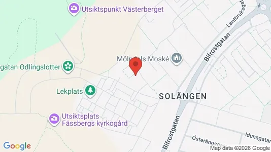 Apartments for rent i Mölndal - kort over placeringen
