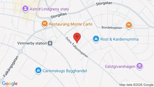 Apartments for rent i Vimmerby - kort over placeringen