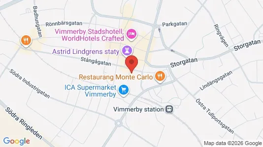 Apartments for rent i Vimmerby - kort over placeringen