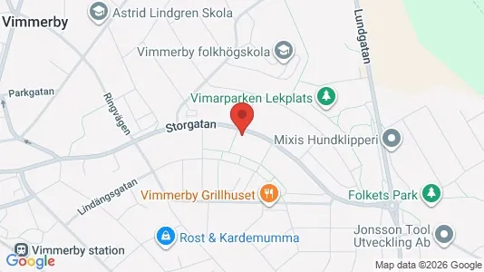 Apartments for rent i Vimmerby - kort over placeringen