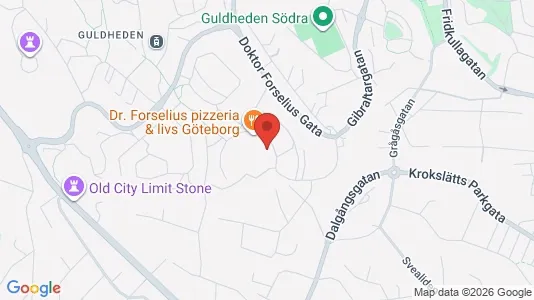 Apartments for rent i Gothenburg City Centre - kort over placeringen