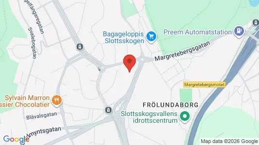 Apartments for rent i Majorna-Linné - kort over placeringen