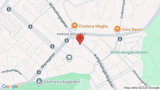 Apartments for rent i Majorna-Linné - kort over placeringen