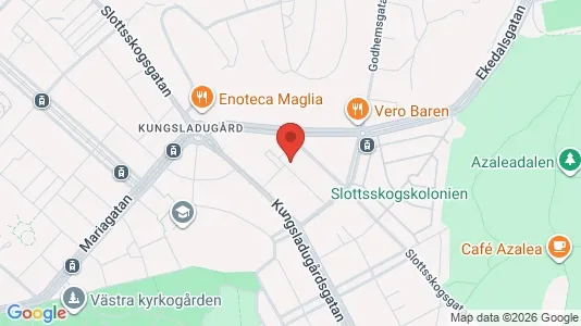 Apartments for rent i Majorna-Linné - kort over placeringen