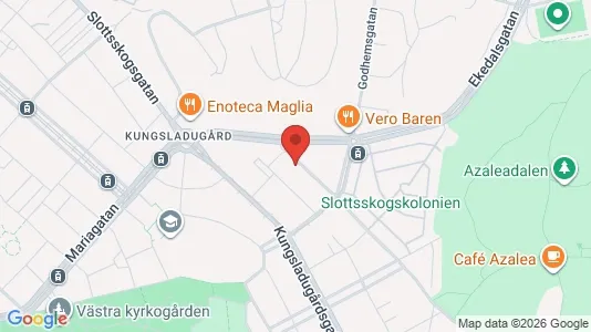 Apartments for rent i Majorna-Linné - kort over placeringen