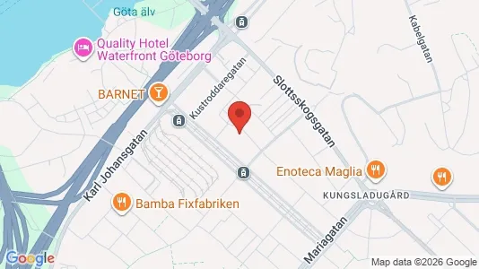 Apartments for rent i Majorna-Linné - kort over placeringen