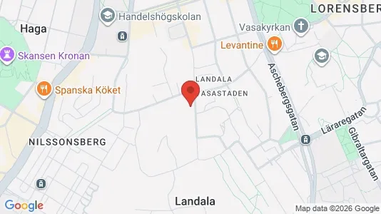 Apartments for rent i Gothenburg City Centre - kort over placeringen