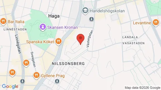 Apartments for rent i Gothenburg City Centre - kort over placeringen