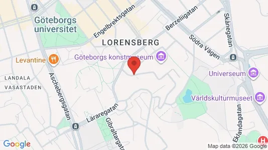 Apartments for rent i Johanneberg - kort over placeringen