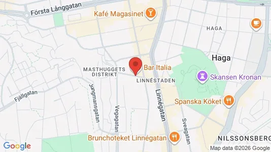 Apartments for rent i Gothenburg City Centre - kort over placeringen