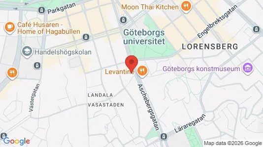 Apartments for rent i Gothenburg City Centre - kort over placeringen