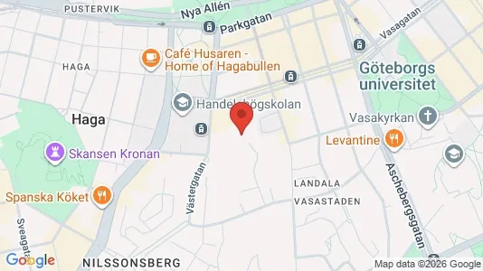 Apartments for rent i Gothenburg City Centre - kort over placeringen