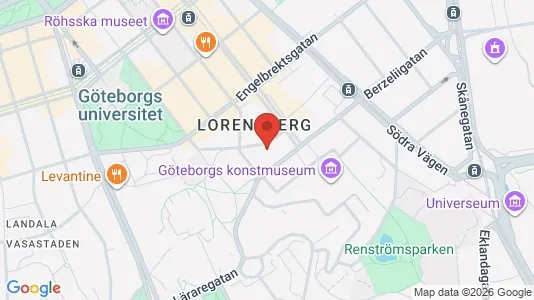Apartments for rent i Gothenburg City Centre - kort over placeringen