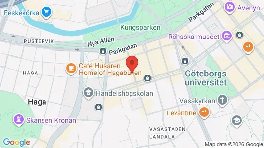 Apartments for rent i Gothenburg City Centre - kort over placeringen