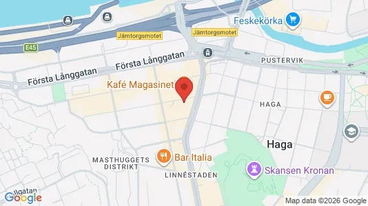 Apartments for rent i Gothenburg City Centre - kort over placeringen