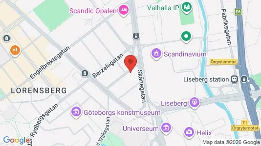 Apartments for rent i Örgryte-Härlanda - kort over placeringen