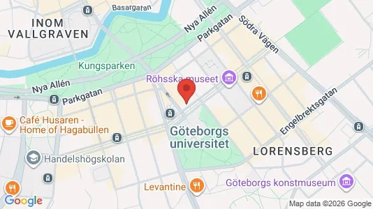 Apartments for rent i Gothenburg City Centre - kort over placeringen