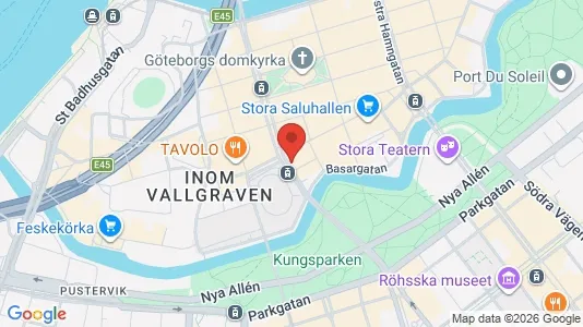 Apartments for rent i Gothenburg City Centre - kort over placeringen
