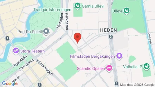 Apartments for rent i Gothenburg City Centre - kort over placeringen
