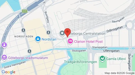 Apartments for rent i Gothenburg City Centre - kort over placeringen