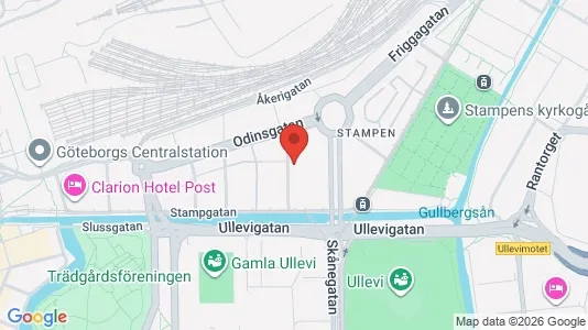 Apartments for rent i Gothenburg City Centre - kort over placeringen