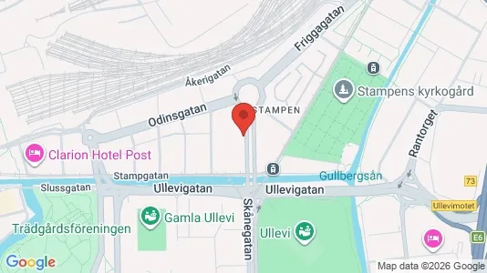 Apartments for rent i Gothenburg City Centre - kort over placeringen