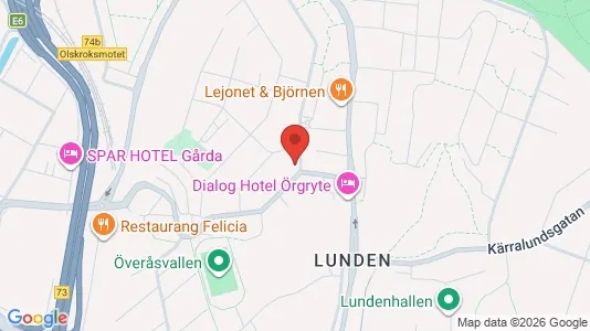 Apartments for rent i Örgryte-Härlanda - kort over placeringen