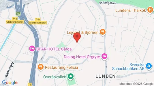 Apartments for rent i Örgryte-Härlanda - kort over placeringen