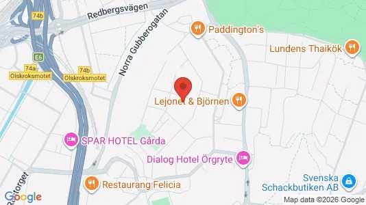 Apartments for rent i Örgryte-Härlanda - kort over placeringen
