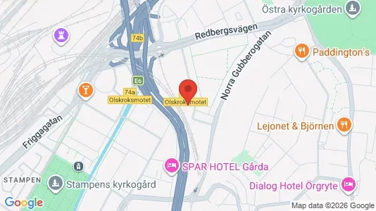 Apartments for rent i Örgryte-Härlanda - kort over placeringen