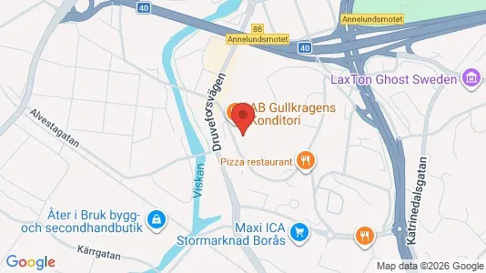 Apartments for rent i Borås - kort over placeringen