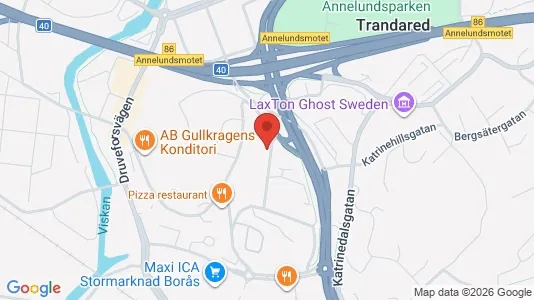 Apartments for rent i Borås - kort over placeringen