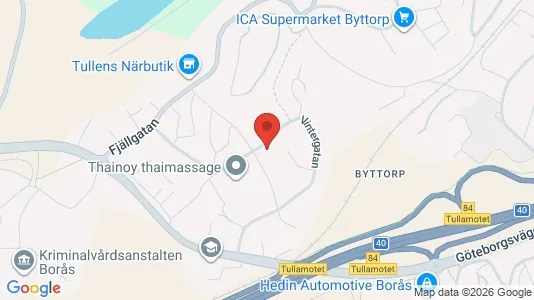 Apartments for rent i Borås - kort over placeringen