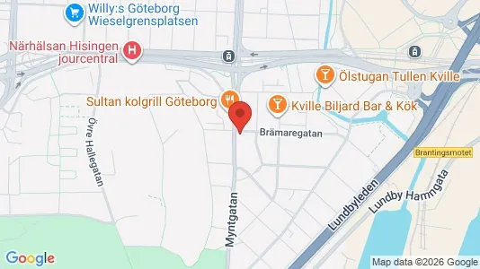 Apartments for rent i Lundby - kort over placeringen