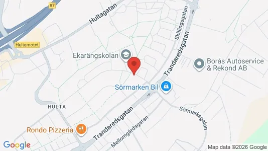 Apartments for rent i Borås - kort over placeringen