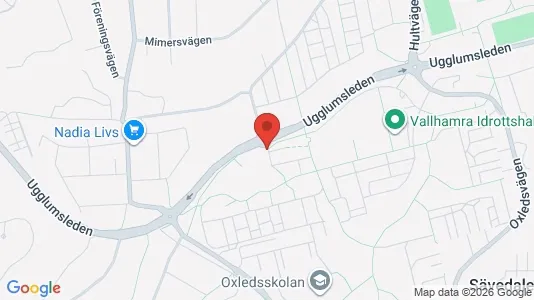 Apartments for rent i Partille - kort over placeringen