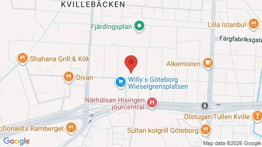 Apartments for rent i Lundby - kort over placeringen