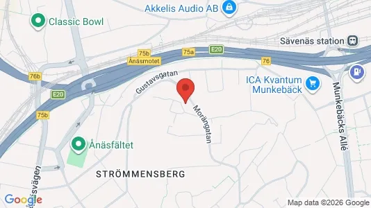 Apartments for rent i Örgryte-Härlanda - kort over placeringen