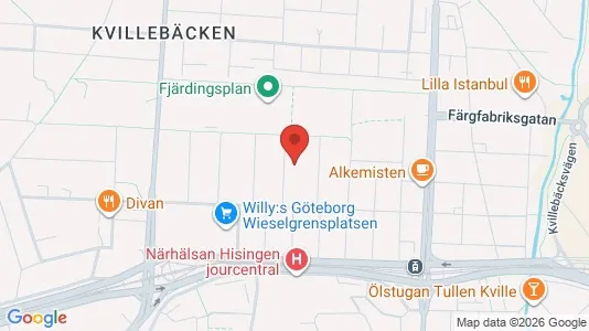 Apartments for rent i Lundby - kort over placeringen