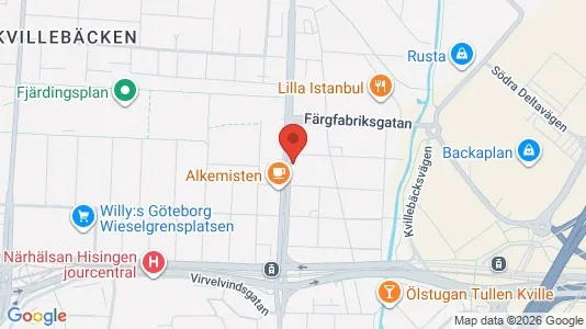 Apartments for rent i Lundby - kort over placeringen