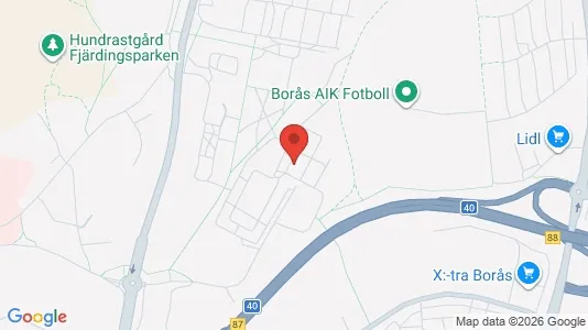 Apartments for rent i Borås - kort over placeringen