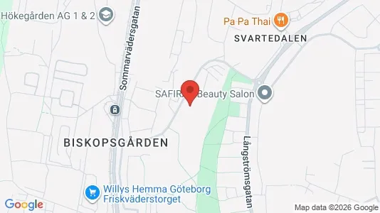 Apartments for rent i Västra hisingen - kort over placeringen